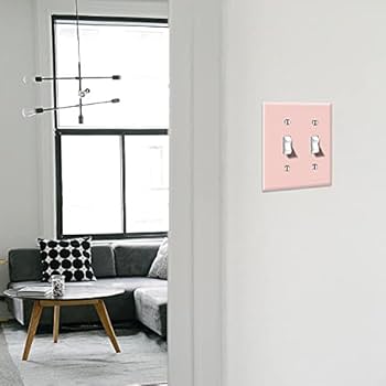 WIRESTER Double Gang Toggle Light Switch Plate/Wall Plate